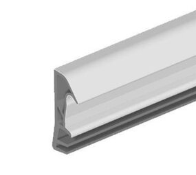 Kaderprofiel 8250 ACB – Aluminium met TPE-afdichting – Sponninghoogte 13,5 mm – Groef 5×8 mm – Max. kier 6 mm – 150 m haspel – Zwart met beschermfolie – Tochtwering voor ramen en deuren