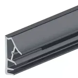 Kaderprofiel 1201 SCF – Aluminium – Sponninghoogte 13 mm – Groef 5×8 mm – Max. kier 5 mm – 150 m haspel – Zwart met beschermfolie – Tochtwering voor ramen en deuren – Voor inbouwtoepassingen