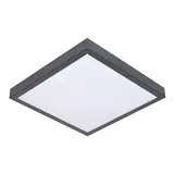 LED Nood Plafond Wandlamp Vierkant IP54 - Grijs – 12W 2000Lm – 3000K Warm Wit | IK08 - 30CM 3H Nood pack LED Nood Plafond Wandlamp Vierkant IP54 - Grijs – 12W 2000Lm – 3000K Warm Wit | IK08 - 30CM 3H Nood pack