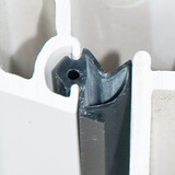 Renovatieprofiel 4189 – Siliconen – Compatibel met Gealan, KBE, Roplasto, Thermoplast & Veka – 25 m rol – Tochtwering raam/deur – Zacht profiel voor naadafdichting – Zwart