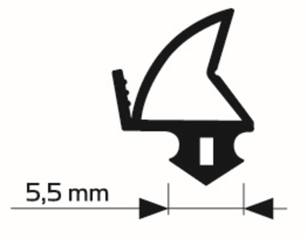 Renovatieprofiel 4189 – Siliconen – Compatibel met Gealan, KBE, Roplasto, Thermoplast & Veka – 25 m rol – Tochtwering raam/deur – Zacht profiel voor naadafdichting – Zwart Renovatieprofiel 4189 – Siliconen – Compatibel met Gealan, KBE, Roplasto, Thermoplast & Veka – 25 m rol – Tochtwering raam/deur – Zacht profiel voor naadafdichting – Zwart