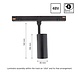 Spectrum LED 48V Magnetische Railspot - Zwart Mini - 6W 550Lm - 3000K 930 Warm wit | 24Graden Stralingshoek - 5 jaar garantie Spectrum LED 48V Magnetische Railspot - Zwart Mini - 6W 550Lm - 3000K 930 Warm wit | 24Graden Stralingshoek - 5 jaar garantie