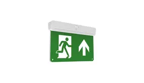 Ledvance Zakelijk: Professionele LED Verlichting & Armaturen | voor de installateur LED Noodverlichting Exit Sign armatuur IP20 -  0.7W 200Lm - 5700K 857 Daglicht | 30 Meter Zelftest functie -  EM EXIT E 0.7W 30M 3H EM/AC AT
