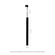 Spectrum voor de installateur LED Railspot 3F - Pendel hanglamp - Zwart - Chloe Slim - GU11/MR11 Fitting -  40X500MM