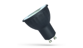 Spectrum LED spot GU10 - 4W - 3000K warm wit licht - 38° lichtspreiding - Zwart Spectrum LED spot GU10 - 4W - 3000K warm wit licht - 38° lichtspreiding - Zwart