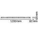 Ledvance LED Waterdichte Montagebalk - 18W 133 - 4000k - 120cm - IP65 Ledvance LED Waterdichte Montagebalk - 18W 133 - 4000k - 120cm - IP65