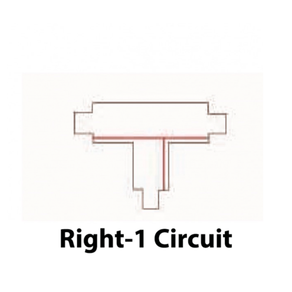 LCB LED Europe 3-Fase DALI Spanningsrail toebehoren | T verbinding T1 - Koppelstuk - Rechts 1 - voeding SPS Connector - Zwart LCB LED Europe 3-Fase DALI Spanningsrail toebehoren | T verbinding T1 - Koppelstuk - Rechts 1 - voeding SPS Connector - Zwart