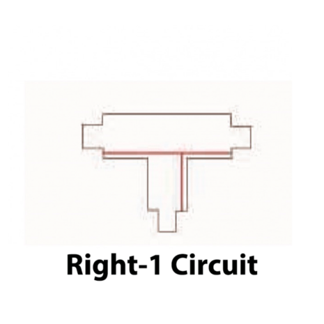LCB LED Europe 3-Fase DALI Spanningsrail toebehoren | T verbinding T1 - Koppelstuk - Rechts 1 - voeding SPS Connector - Zwart LCB LED Europe 3-Fase DALI Spanningsrail toebehoren | T verbinding T1 - Koppelstuk - Rechts 1 - voeding SPS Connector - Zwart