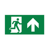 Braytron LED Noodverlichting Pictogram - Exit met pijl omhoog - Sticker