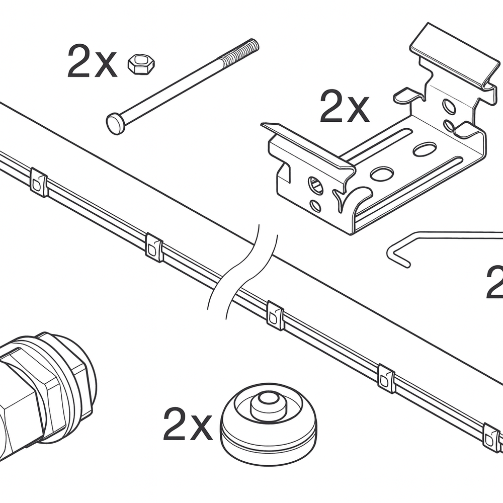 Ledvance LED Waterdichte Montagebalk - 32W 138 lm/w - 4000k - 120cm - IP65 Ledvance LED Waterdichte Montagebalk - 32W 138 lm/w - 4000k - 120cm - IP65