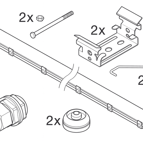 Ledvance LED Waterdichte Montagebalk - 32W 138 lm/w - 4000k - 120cm - IP65 Ledvance LED Waterdichte Montagebalk - 32W 138 lm/w - 4000k - 120cm - IP65