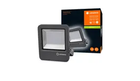 Ledvance Zakelijk: Professionele LED Verlichting & Armaturen LED Breedstraler IP65 - Endura Zwart  - 100W 8800Lm 100D - 4000K 840 Koel Wit |  Symmetrisch - 5 jaar garantie