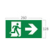Braytron LED Noodverlichting Pictogram - Exit met pijl Rechts/Links - Sticker Braytron LED Noodverlichting Pictogram - Exit met pijl Rechts/Links - Sticker