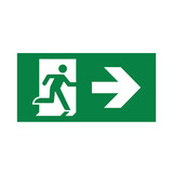 Braytron LED Noodverlichting Pictogram - Exit met pijl Rechts/Links - Sticker Braytron LED Noodverlichting Pictogram - Exit met pijl Rechts/Links - Sticker