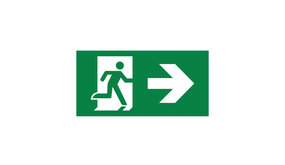 Braytron LED Noodverlichting Pictogram - Exit met pijl Rechts/Links - Sticker Braytron LED Noodverlichting Pictogram - Exit met pijl Rechts/Links - Sticker