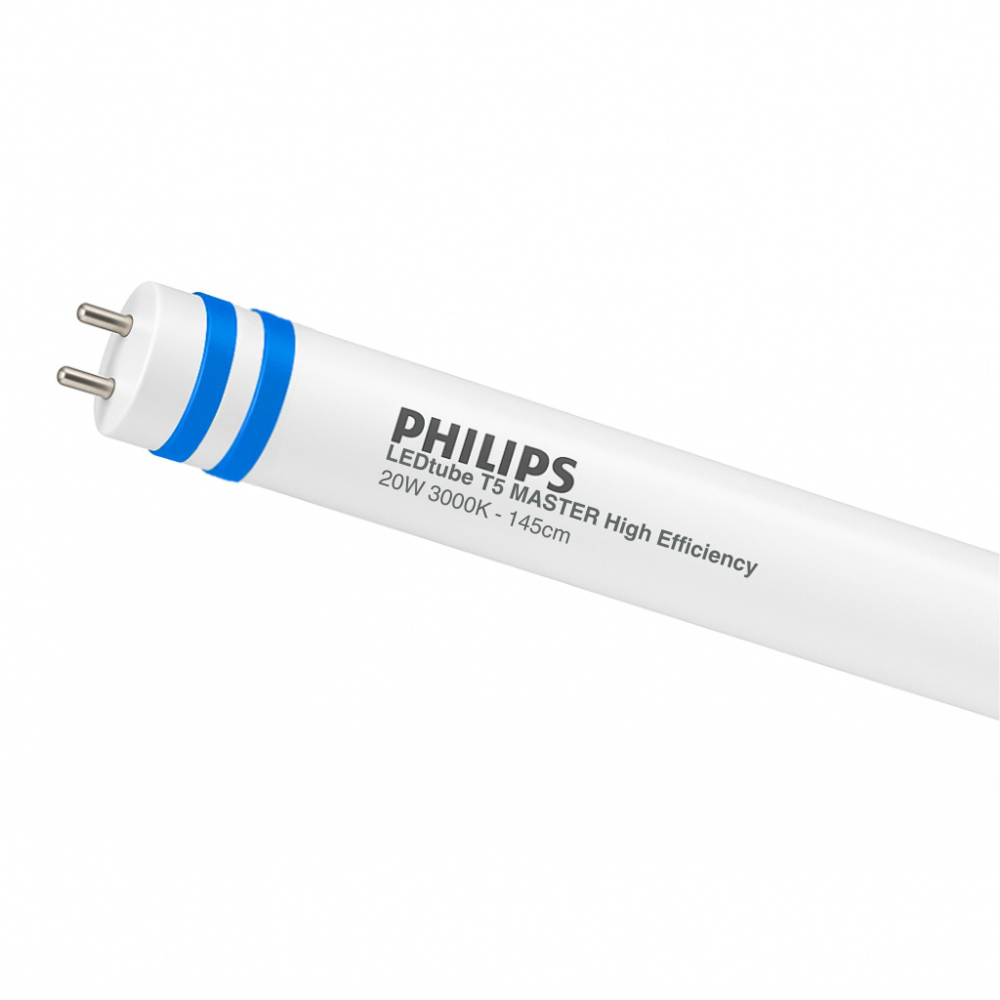 Philips LED Verlichting | Officieel distributeur LED Buis T5 MASTER (HF) High Efficiency 20W 2800lm - 830 Warm Wit | 145cm - Vervangt 35W