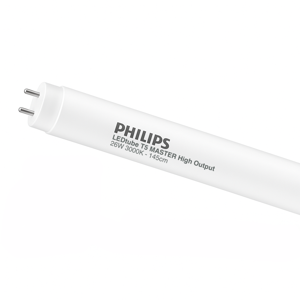 Philips LED Verlichting | Officieel distributeur LED Buis T5 MASTER (Mains AC) High Output 26W 3600lm - 830 Warm Wit | 145cm - Vervangt 49W