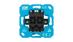 ION INDUSTRIES Wipschakelaar Dubbel - 2-polig - Mat Zwart ION INDUSTRIES Wipschakelaar Dubbel - 2-polig - Mat Zwart