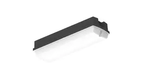 Ledvance Zakelijk: Professionele LED Verlichting & Armaturen | voor de installateur LED Bulkhead Opbouwlamp - Zwart - IP65 IK10 - 5W/7W/9W - 3000K/4000K - 356x80x115mm | CCT SWITCH - DIP SWITCH - Beweging & Lichtsensor