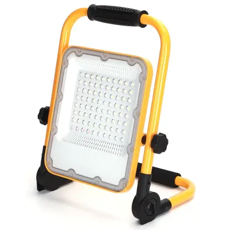 Aigostar LED Werklamp oplaadbaar IP65 - 50W 1400 Lumen - 6500K daglicht wit - Tot 12 uur gebruik Aigostar LED Werklamp oplaadbaar IP65 - 50W 1400 Lumen - 6500K daglicht wit - Tot 12 uur gebruik