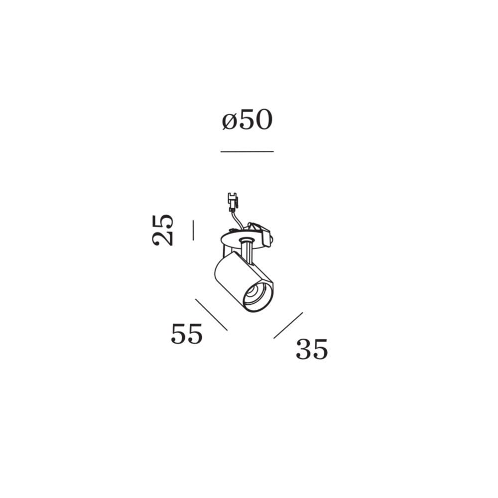 Dimbare LED Inbouwspot Richtspot 55MM CENO 1.0 Zwart - DTW 2000-3000K | Dimtone - Optioneel DALI-2 - Richtbaar - Zaatgmaat 50MM Dimbare LED Inbouwspot Richtspot 55MM CENO 1.0 Zwart - DTW 2000-3000K | Dimtone - Optioneel DALI-2 - Richtbaar - Zaatgmaat 50MM