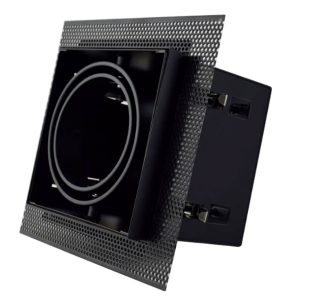 Trimless Inbouwspot AR70 - Vierkant 110MM - Mat zwart 1-Lichts Enkel | GU10 Fitting - Kantelbaar 30° - Zaagmaat 108MM Trimless Inbouwspot AR70 - Vierkant 110MM - Mat zwart 1-Lichts Enkel | GU10 Fitting - Kantelbaar 30° - Zaagmaat 108MM