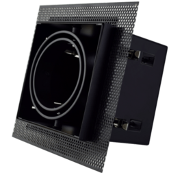 LCB LED Europe  Trimless Inbouwspot AR70 - Vierkant 110MM - Mat zwart  1-Lichts Enkel | GU10 Fitting - Kantelbaar 30° - Zaagmaat 108MM