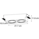 Trimless Inbouwspot AR70 - 217x105MM - Mat zwart 2-Lichts Dubbel | GU10 Fitting - Kantelbaar 30° Trimless Inbouwspot AR70 - 217x105MM - Mat zwart 2-Lichts Dubbel | GU10 Fitting - Kantelbaar 30°
