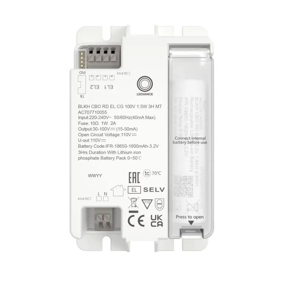 LED Plafond / Wand armatuur Combo Toebehoren | Noodbatterij - Emergency Kit for Ceiling Lights - Type Combo LED Plafond / Wand armatuur Combo Toebehoren | Noodbatterij - Emergency Kit for Ceiling Lights - Type Combo