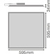 Ledvance LED Paneel Compact Aluminium Koel Wit 33W 3630Lm - 840 Wit | 60x60cm - UGR19 Prisma - 5 Jaar Garantie Ledvance LED Paneel Compact Aluminium Koel Wit 33W 3630Lm - 840 Wit | 60x60cm - UGR19 Prisma - 5 Jaar Garantie