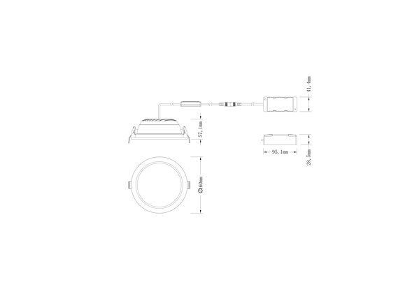 Ledvance Zakelijk: Professionele LED Verlichting & Armaturen LED Downlight Comfort - IP44 - 160mm - Multi Lumen en Kleurschakelaar - 12W/15W/18W 1440lm/1800lm/2160lm - 3000K/4000K | Inbouw - Plafond/Wandlamp