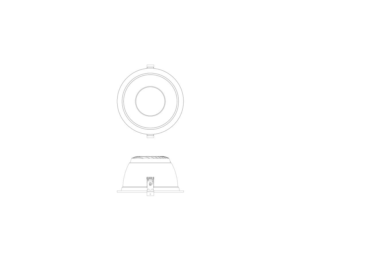 Ledvance Zakelijk: Professionele LED Verlichting & Armaturen | voor de installateur LED Downlight IP44 - 215MM 20-30W  2400-3600Lm Multi Lumen Switch - 4000K 940 Koel Wit | Zaagmaat 200MM