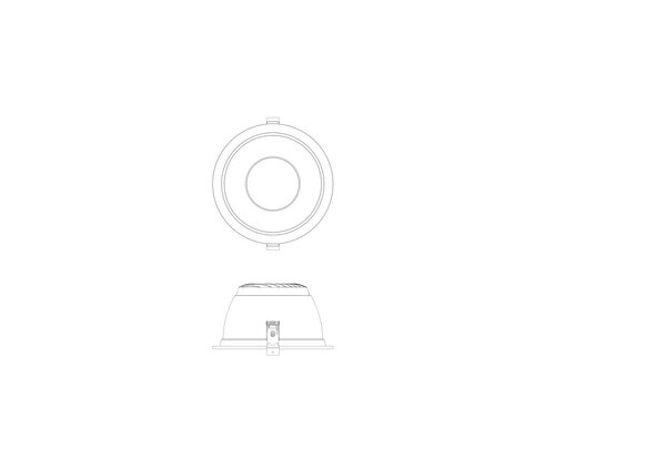 Ledvance Zakelijk: Professionele LED Verlichting & Armaturen | voor de installateur LED Downlight IP44 - 215MM 20-30W  2400-3600Lm Multi Lumen Switch - 4000K 940 Koel Wit | Zaagmaat 200MM