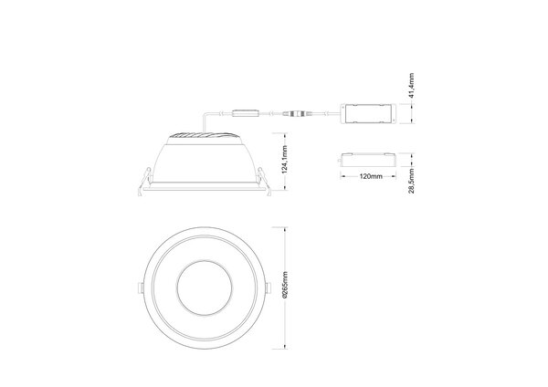 LED Downlight IP44 - 265MM 30-42W 3600-5000 Multi Lumen Switch - 4000K 940 Koel Wit | Zaagmaat 250MM LED Downlight IP44 - 265MM 30-42W 3600-5000 Multi Lumen Switch - 4000K 940 Koel Wit | Zaagmaat 250MM