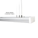 Spectrum voor de installateur LED Opbouw Pendel Armatuur IP44 120CM - 40W 5120Lm 128Lm p/w - 4000K 840 Koel Wit | UGR19 Prisma - 5 jaar garantie