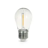 Kobi LED Lamp ST45 Filament PVC - Kogellamp langwerpig - E27 fitting - 1W 50Lm | 2700K warm wit licht Kobi LED Lamp ST45 Filament PVC - Kogellamp langwerpig - E27 fitting - 1W 50Lm | 2700K warm wit licht