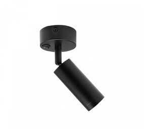 Spectrum voor de installateur Wandspot Madara Slim incl. schakelaar - GU10 ⌀35mm - 36X95X165 - Zwart