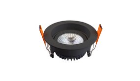 LCB LED Europe Dimbare Inbouwspot 95mm - IP54 Mezzano Zwart Verzonken - 5W 420Lm - 927 2700K Warm Wit | Zaagmaat 83MM - TRIAC Dimbaar LCB LED Europe Dimbare Inbouwspot 95mm - IP54 Mezzano Zwart Verzonken - 5W 420Lm - 927 2700K Warm Wit | Zaagmaat 83MM - TRIAC Dimbaar