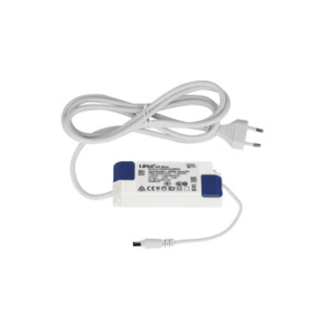 LCB LED Europe  LED Driver Incl. aansluitsnoer | 3 Meter - Eurostekker incl. Male connector - 36W 33-49V 800mA - Geschikt voor LED panelen