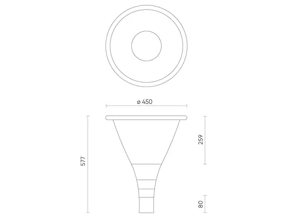 LED line verlichting - Betaalbare Professionele LED Oplossingen Straatverlichting Park luminaire Nolina 60W 4000K 9000lm black PRIME