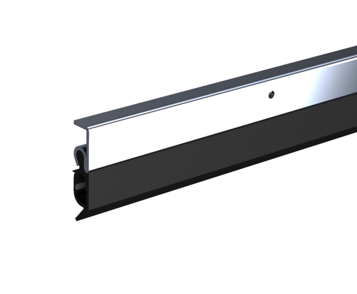 Ellen Tochtprofiel Ellen Elro XL 230 - Aluminium - 230cm - TPE Afdichtlip - Kieren tot 13mm - Opbouw voor Ramen en Deuren - Zwart/Aluminium Ellen Tochtprofiel Ellen Elro XL 230 - Aluminium - 230cm - TPE Afdichtlip - Kieren tot 13mm - Opbouw voor Ramen en Deuren - Zwart/Aluminium