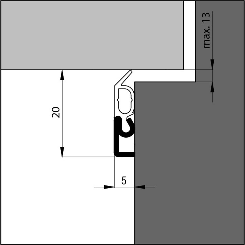 Ellen Tochtprofiel Ellen Elro XL 230 - Aluminium - 230cm - TPE Afdichtlip - Kieren tot 13mm - Opbouw voor Ramen en Deuren - Zwart/Aluminium Ellen Tochtprofiel Ellen Elro XL 230 - Aluminium - 230cm - TPE Afdichtlip - Kieren tot 13mm - Opbouw voor Ramen en Deuren - Zwart/Aluminium