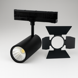 LED Railspot 3Fase Zwart Barndoorn Theater - 35W 4600l/m - 840 4000K | 38° bundel - 5 jaar garantie LED Railspot 3Fase Zwart Barndoorn Theater - 35W 4600l/m - 840 4000K | 38° bundel - 5 jaar garantie