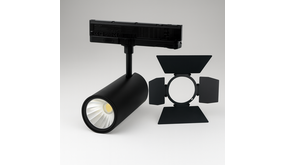 LED line verlichting - Betaalbare Professionele LED Oplossingen LED Railspot 3Fase Zwart Barndoorn Theater - 35W 4600l/m - 840 4000K  |  38° bundel - 5 jaar garantie