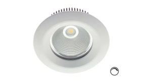 Macbright Dimbare LED Downlight IP54 - PLUTO 238MM   Wit - 9.3W 1100Lm- 3000K 830  Warm wit |  TRIAC Dimbaar - Zaagmaat 165MM + Wieland GST18i3 Macbright Dimbare LED Downlight IP54 - PLUTO 238MM   Wit - 9.3W 1100Lm- 3000K 830  Warm wit |  TRIAC Dimbaar - Zaagmaat 165MM + Wieland GST18i3