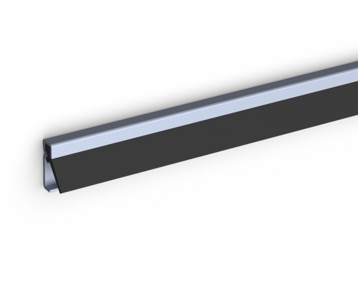 Inbouwprofiel AIB 4G 230 – Aluminium – Kunststof afdichting – Tochtprofiel ramen & deuren – 230 cm – Sponningbreedte 16 mm – Anti-flipper functie - IKP