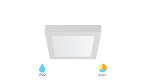 Braytron LED Plafondlamp Vierkant 12W – 3000K, 4000K of 6000K | CCT Braytron LED Plafondlamp Vierkant 12W – 3000K, 4000K of 6000K | CCT