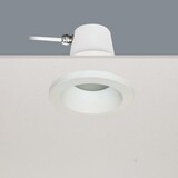 Artdelight Inbouwspot armatuur IP65 - Bados 90MM - Matt Wit - 1-Lichts | GU10 Fitting - Geschikt voor Badkamer - Zaagmaat 84MM