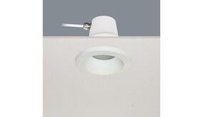 Artdelight Inbouwspot armatuur IP65 - Bados 90MM - Matt Wit - 1-Lichts | GU10 Fitting - Geschikt voor Badkamer - Zaagmaat 84MM