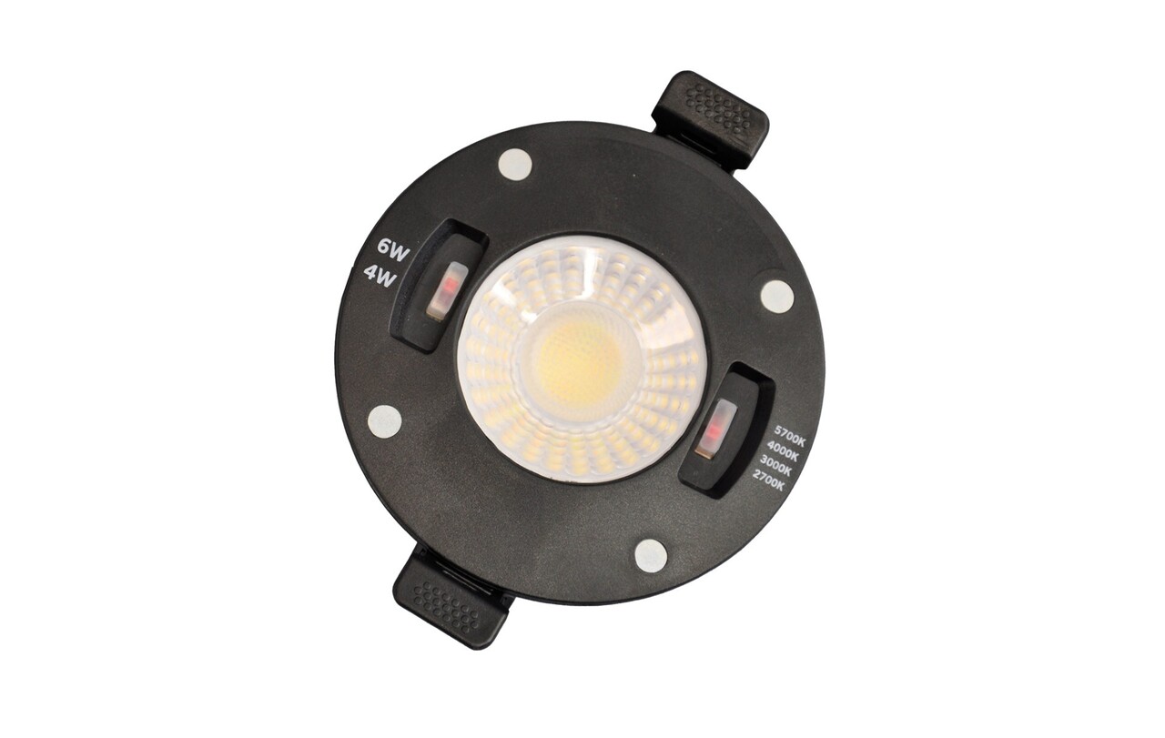 Macbright LED Inbouwspot IP65 - NORA 85MM - 4-6W 500-700lm  - CCT 827/830/840/857 |  Zaagmaat 68mm - Multi Color en Lumen Switch